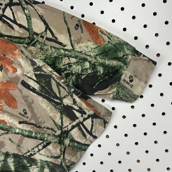 Outfitters Ridge Camo Vintage T Shirt XL Long Sleeve Pocket Hunting Fusion 3-D - Picture 5 of 7